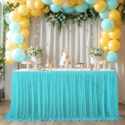 A Table curtain table circumference