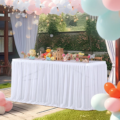 A Table curtain table circumference