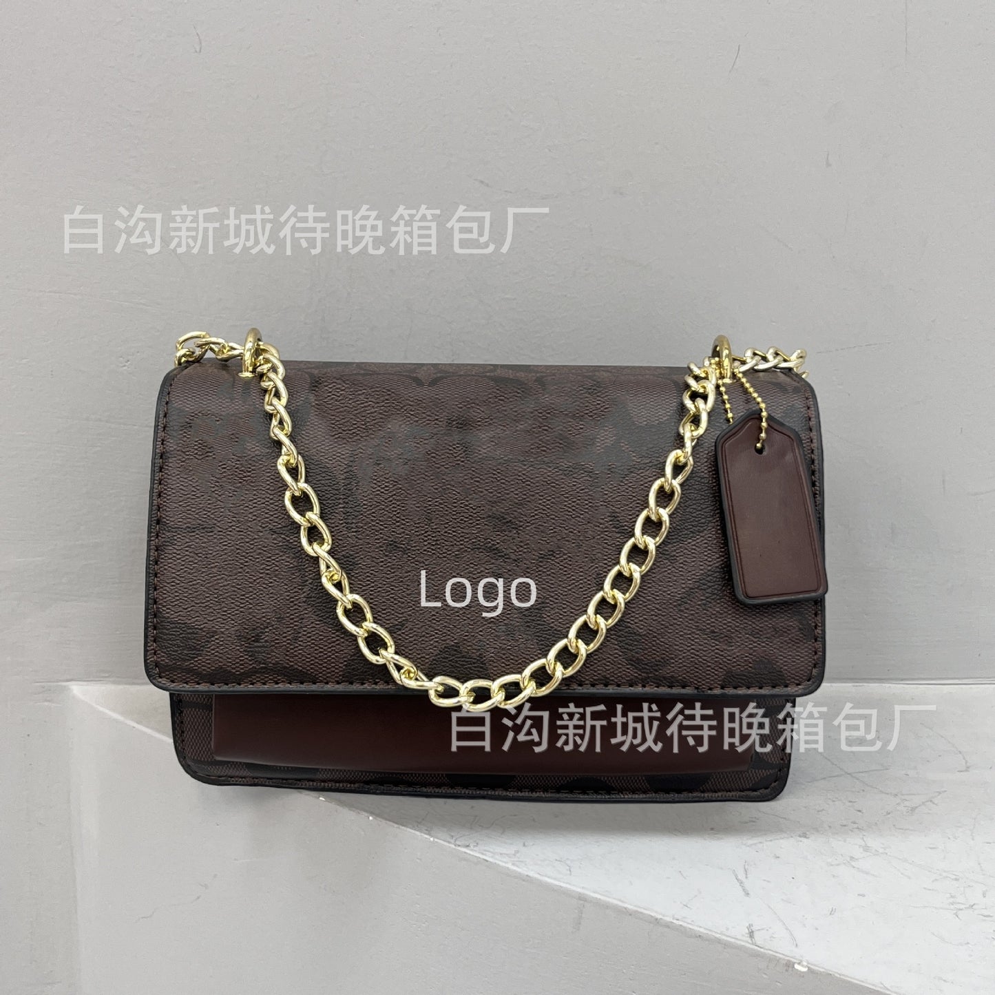 A cross-border bags chain old flower versatile new women's bags simple trend line foreign trade shoulder crossbody armpit women's bags - Mixbatch