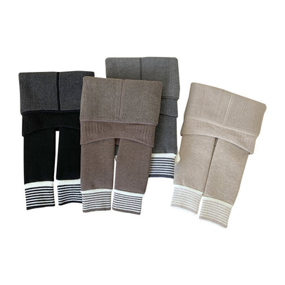 A children's winter fleece leggings