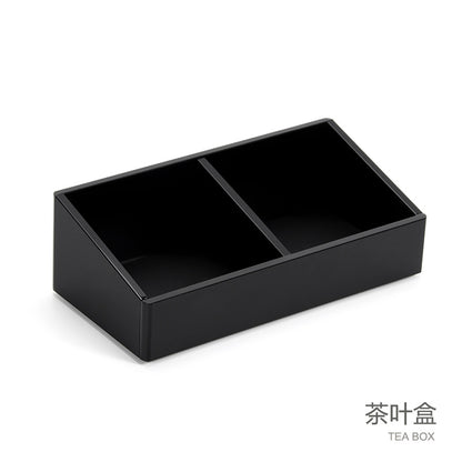Acrylic hotel toiletries storage box bathroom sink disposable toothbrush storage box tray tissue box