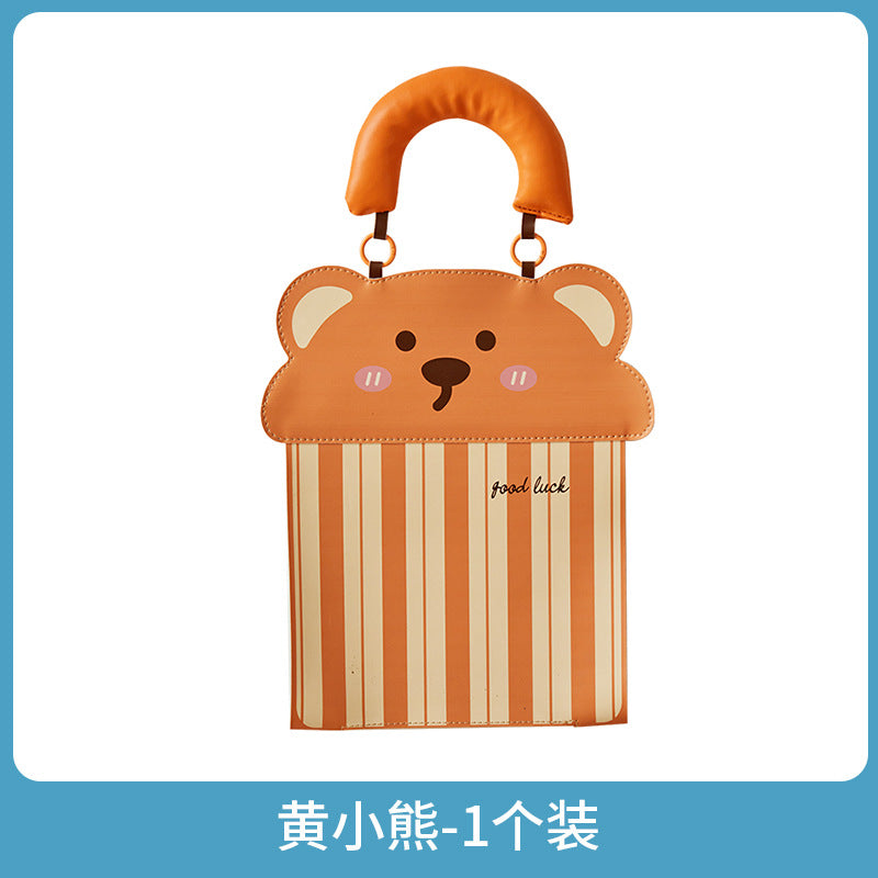 كيس مناديل ورقية كرتوني مثبت على الحائط 