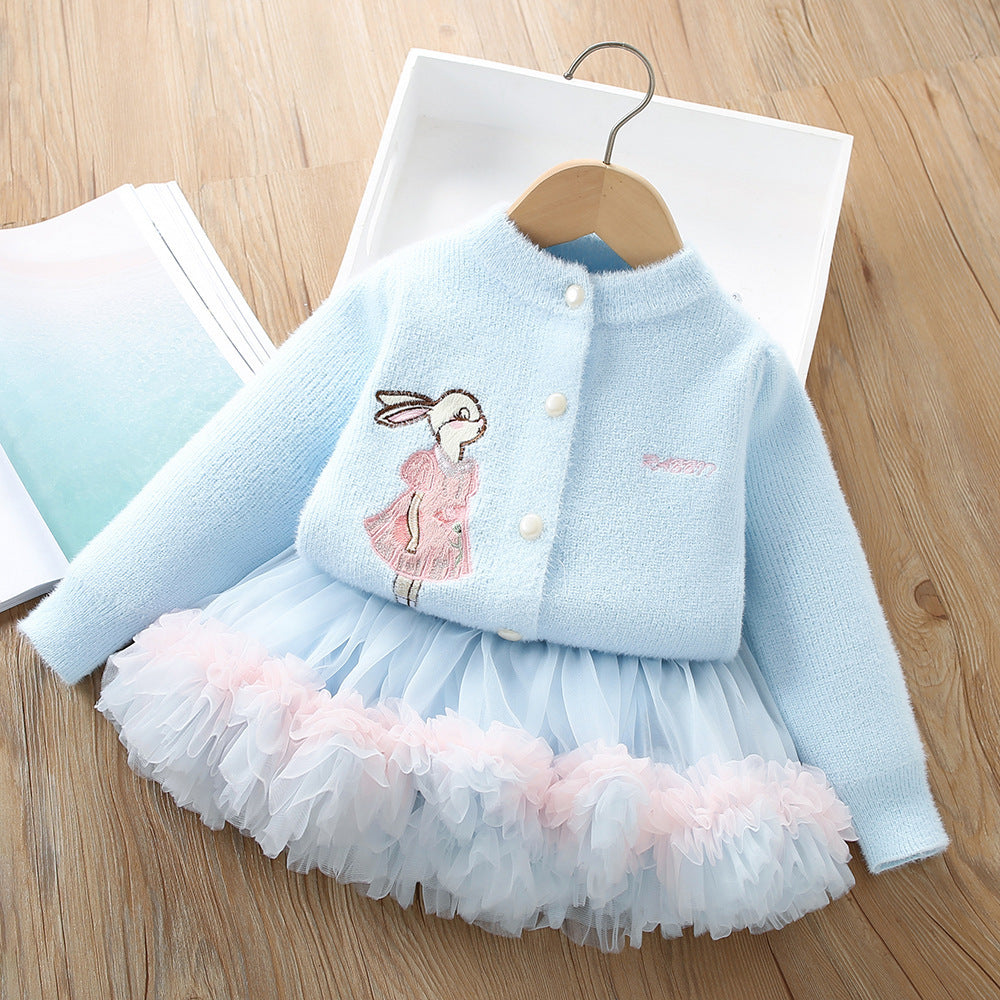 A girls sweater set