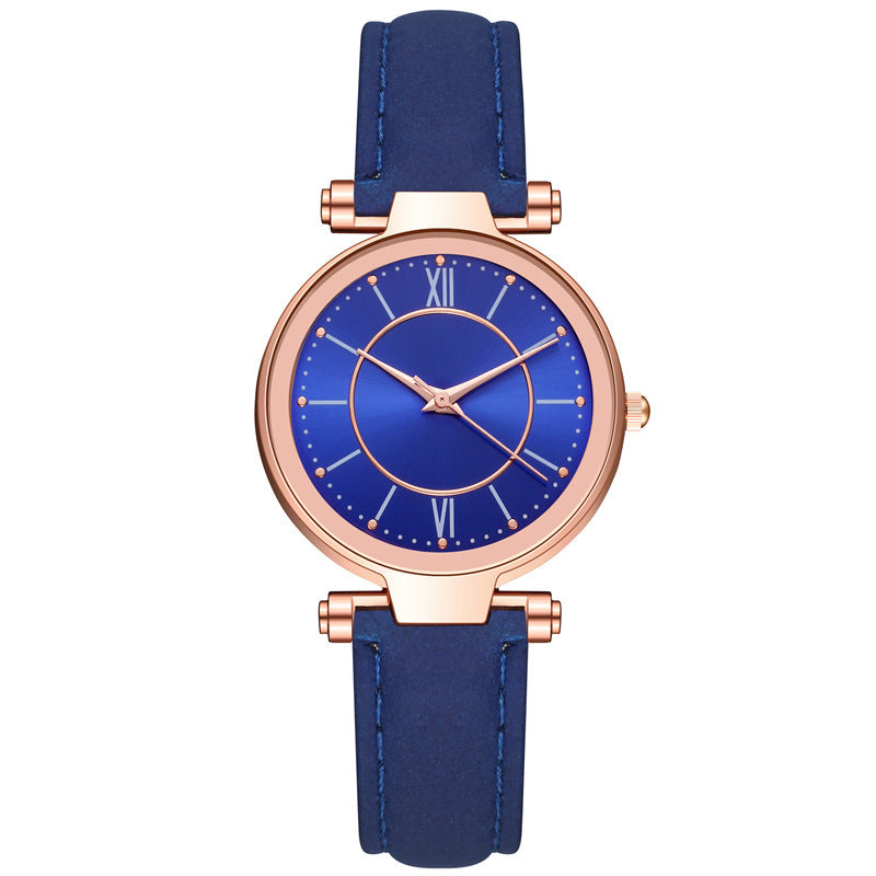 A Amazon wish new belt watch, women colorful face sun pattern quartz watch Women Watches - Mixbatch