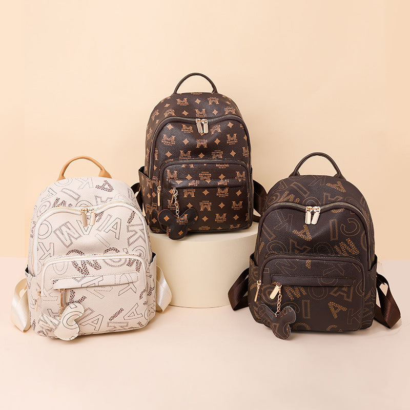 A new women's backpack trendy Internet celebrity hot-selling large-capacity backpack