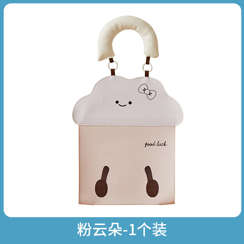 كيس مناديل ورقية كرتوني مثبت على الحائط 