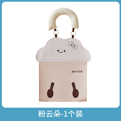 كيس مناديل ورقية كرتوني مثبت على الحائط 