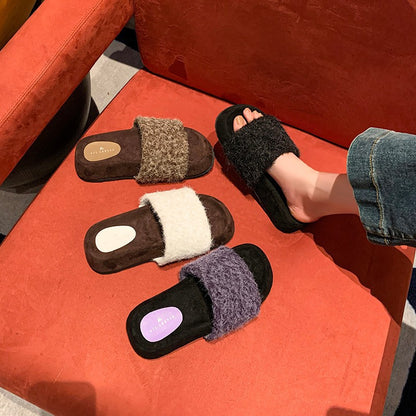 A plush slipper