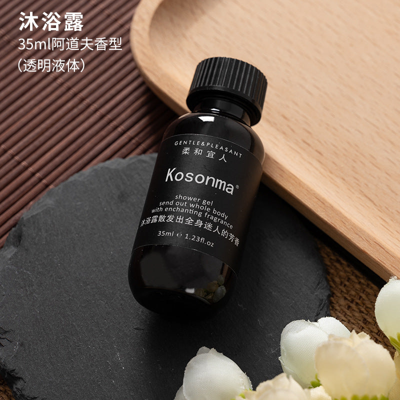 Hotel B & B Disposable Toothbrush Toothpaste Kraft Paper Set Disposable Comb Razor Soap Wash Wholesale