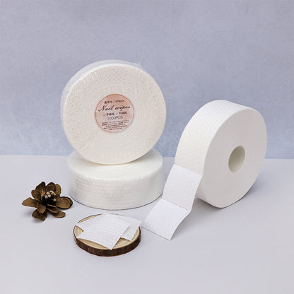 A 1/2 water-saving nail cotton sheets, nail washing cotton, non-dropping flocculent cotton sheets, cross-border nail towels, cleaning cotton sheets - Mixbatch