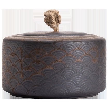 A tea pot porcelain storage tank