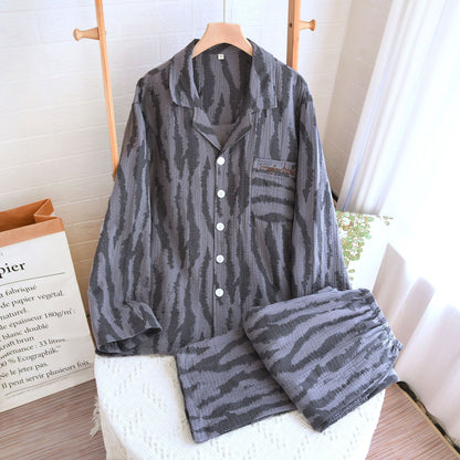 A cotton crepe simple loungewear