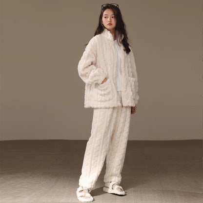 A thermal pajama set