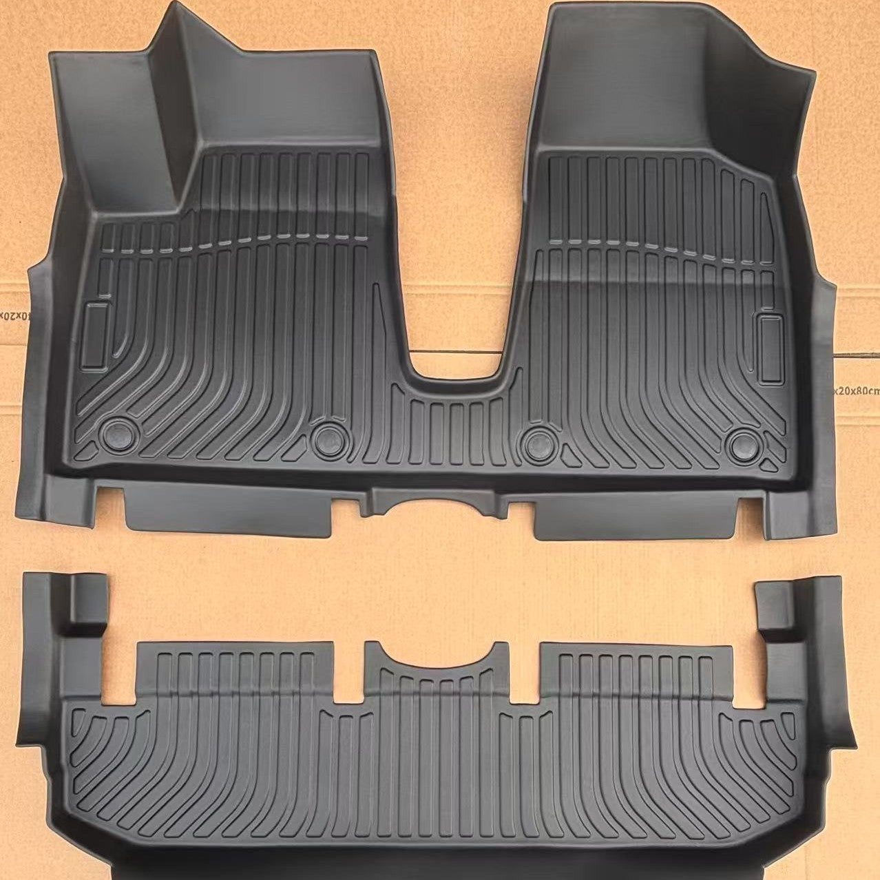 A  car waterproof floor mat