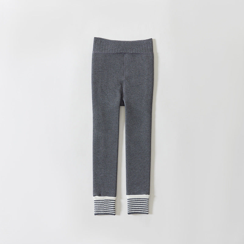 A children's winter fleece leggings