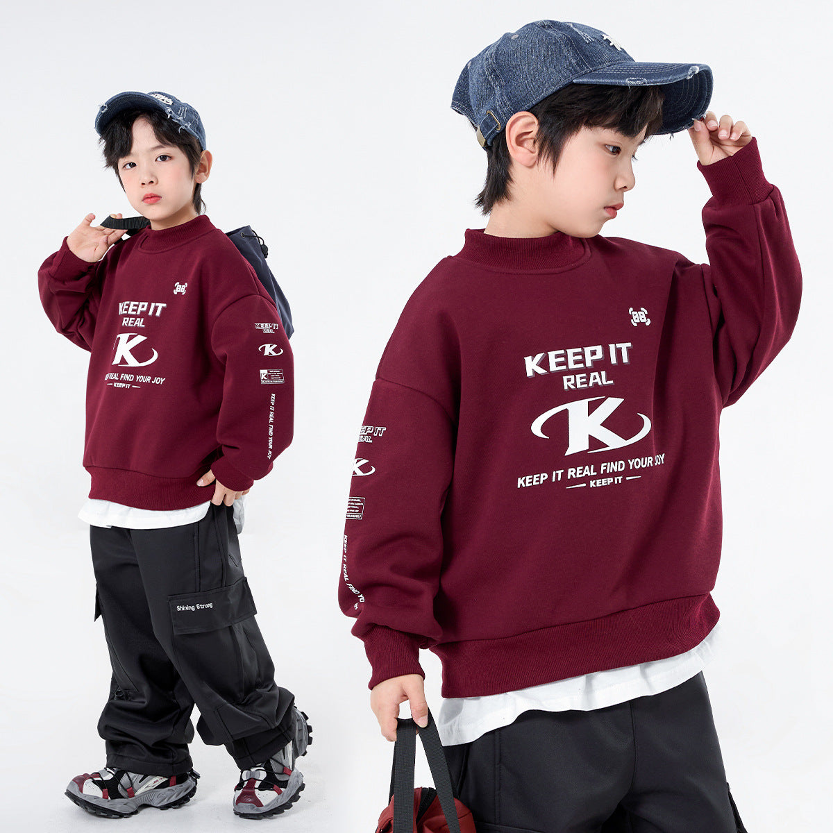 A children's and teenagers' sweater