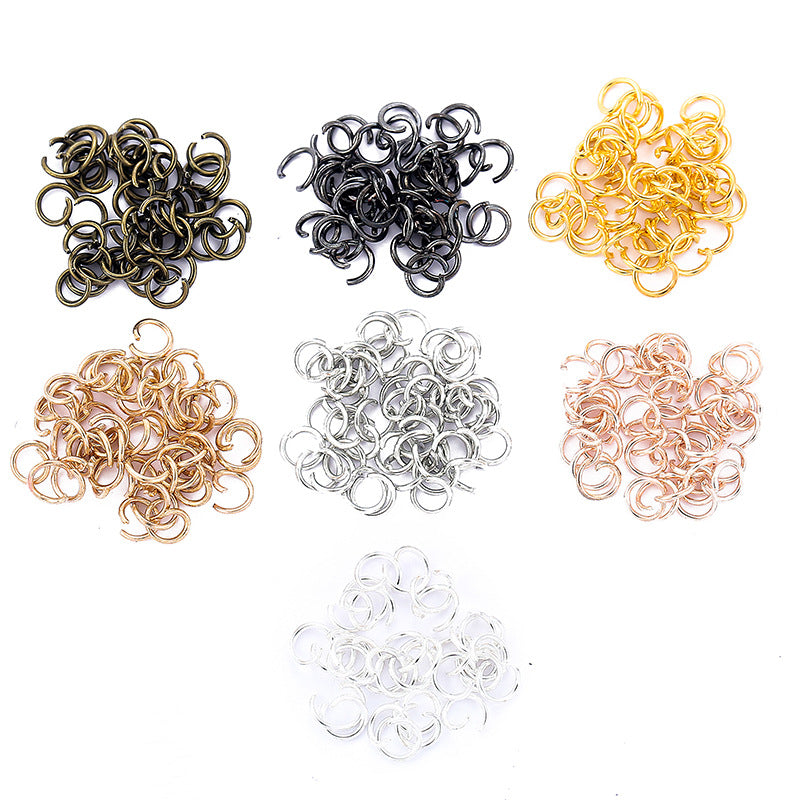 A DIY jewelry material link ring 4 colors environmentally friendly DIY jewelry accessories C ring, open ring V124