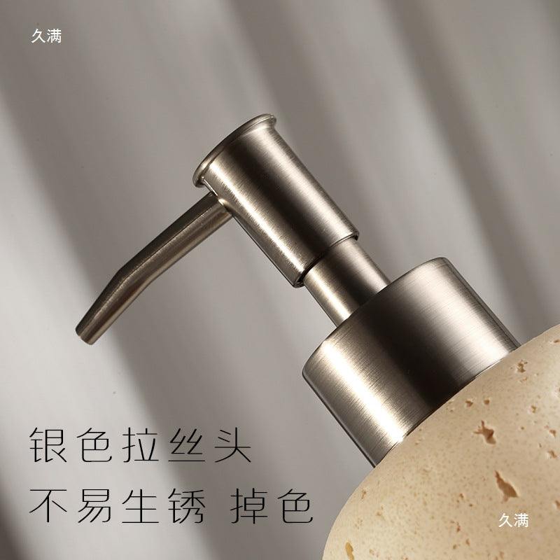 طقم حمام من حجر الترافرتين