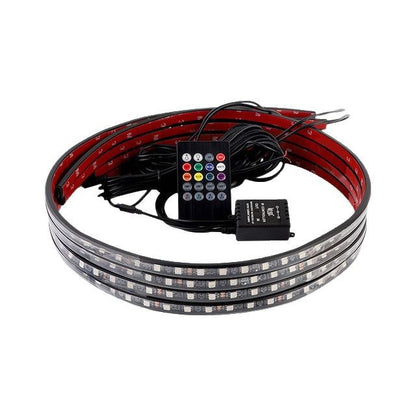 A Car Underbody Lights Ambient Waterproof Retrofit APP Remote Control Lights