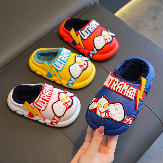 A children's thermal slippers