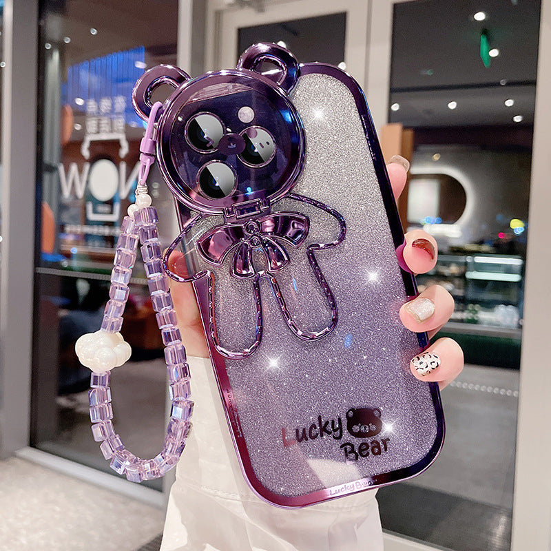 A Glitter Lanyard Phone Case