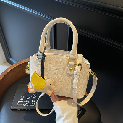 A messenger bag handbag