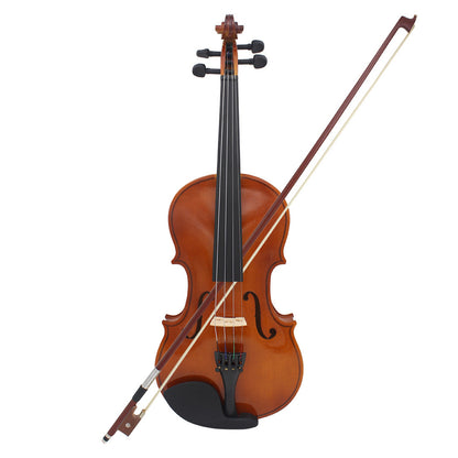 A Natural light universal violin Solid wood violin Student Children Beginner Adult playing violin 4/4-1/8