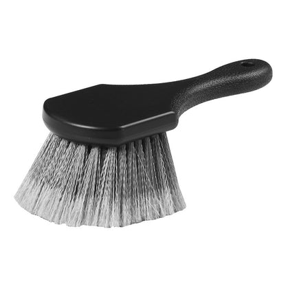 A car tire cleaning brush