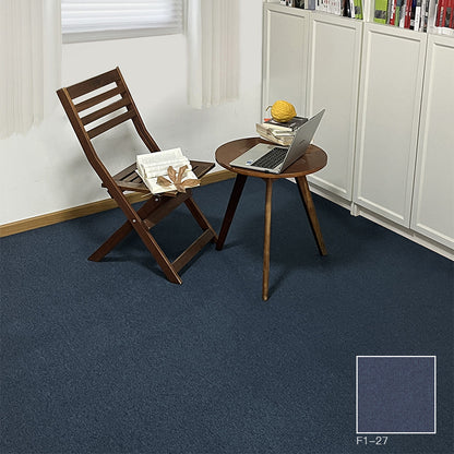 A Office  Building Meeting Room Fire Resistant Dirt Resistant Flame Retardant Environmental Protection Grey Striped Square Splicing B1 Fire Carpet