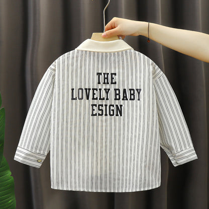 A Boys Long Sleeve Shirt