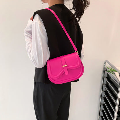 A spring new fashionable and foreign shoulder messenger bag Korean version simple small square bag women