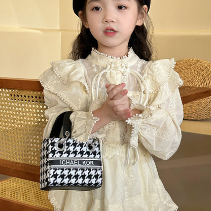 A new children's bag fashionable versatile diamond small bag - Mixbatch