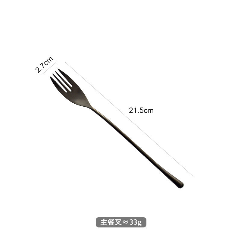 A retro old black tableware set