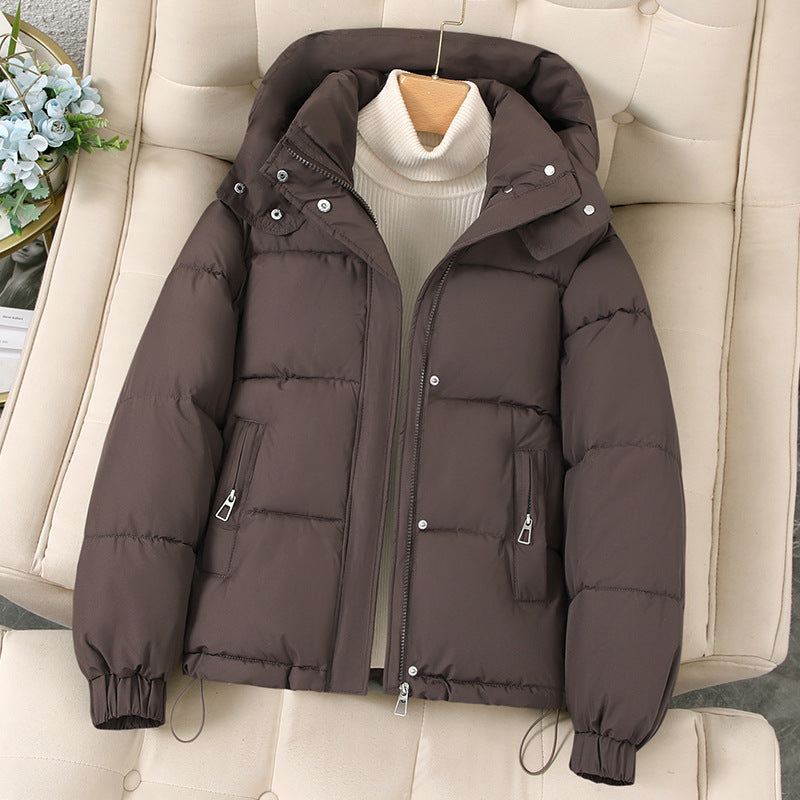 A hooded jacket