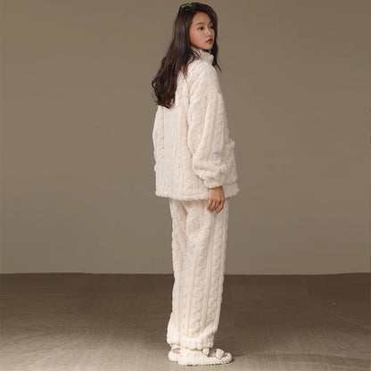 A thermal pajama set