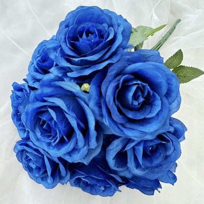 A 9 head Anna rose wedding home decoration rose auditorium hotel scene set DIY design fake flower