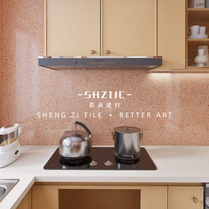 A terrazzo tiles bathroom wall tiles