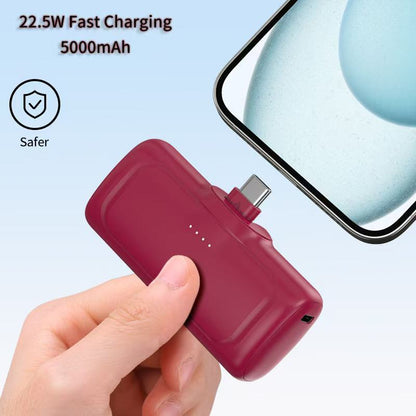 A capsule power bank 5000 mAh with its own cable portable mobile power supply