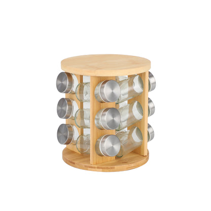 رف توابل من الخيزران 