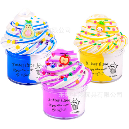 A 60ml Butter Puree Slime Cotton Puree Set