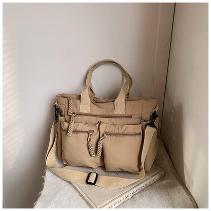 A nylon shoulder bag