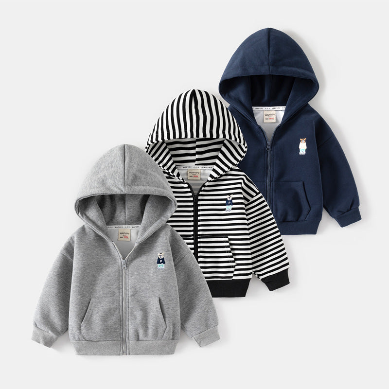 A children's hooded sweater