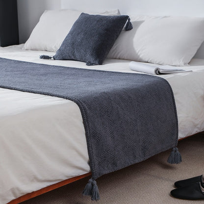 A bed flag cover blanket pillow