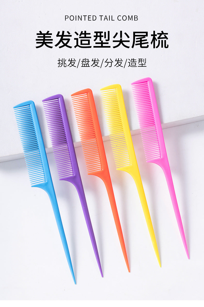 A black pointed tail comb