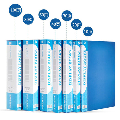 A4 File Folder Document Book with Transparent Sleeves