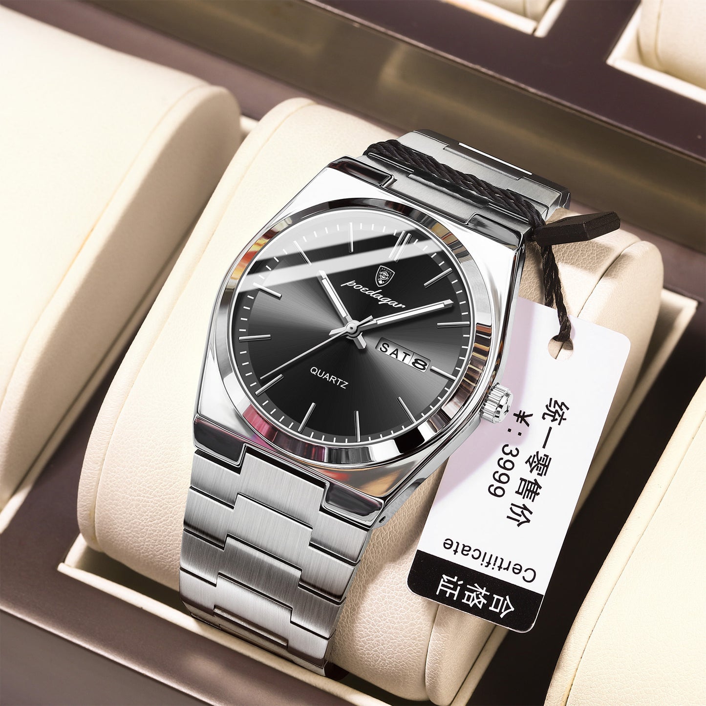 Xīnkuǎn fángshuǐ shuāng rìlì nán xuéshēng wàimào xiūxián shíshàng yùndòng shíyīng biǎo 930 24 / 5,000 New waterproof dual calendar male student foreign trade leisure fashion sports quartz watch 930