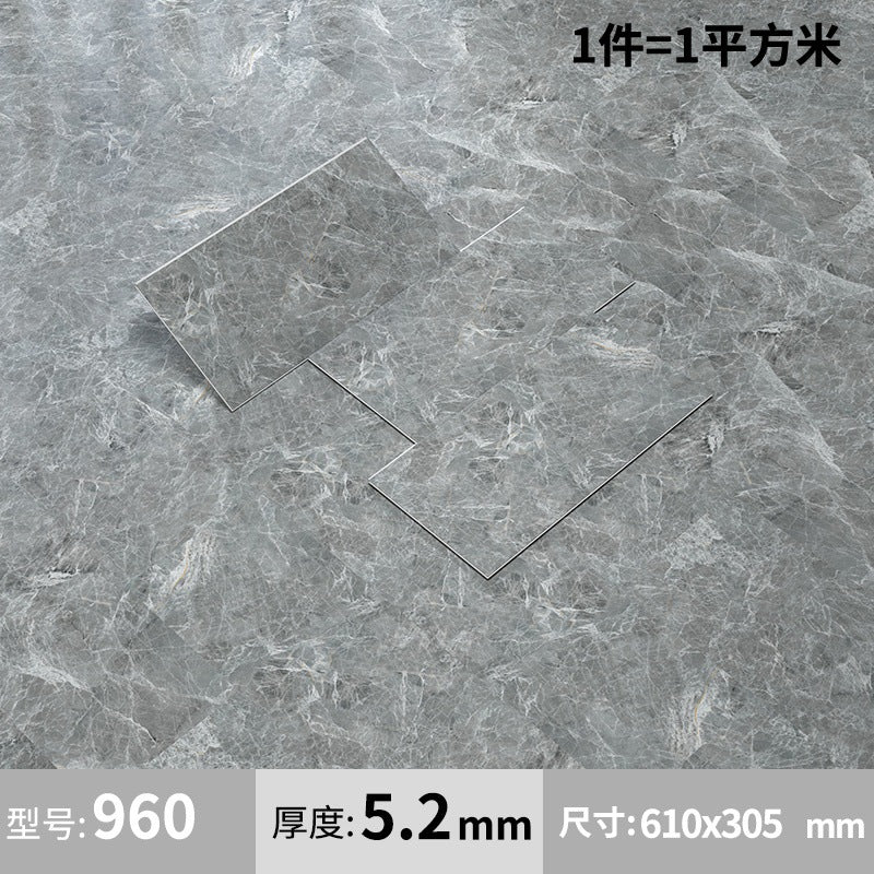 A lock floor SPC stone plastic floor snap-on stone crystal composite wood floor household old ground renovation waterproof fire