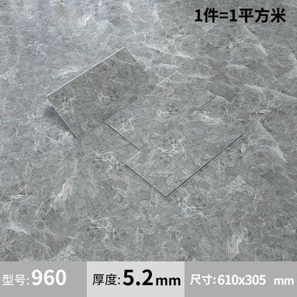 A lock floor SPC stone plastic floor snap-on stone crystal composite wood floor household old ground renovation waterproof fire