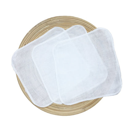 A 10 baby gauze towels, saliva towels, baby small square towels, face towels, cleaning mouth, face towels, spitting milk water wholesale MOQ: 10BAG - Mixbatch