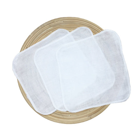 A 10 baby gauze towels, saliva towels, baby small square towels, face towels, cleaning mouth, face towels, spitting milk water wholesale MOQ: 10BAG - Mixbatch